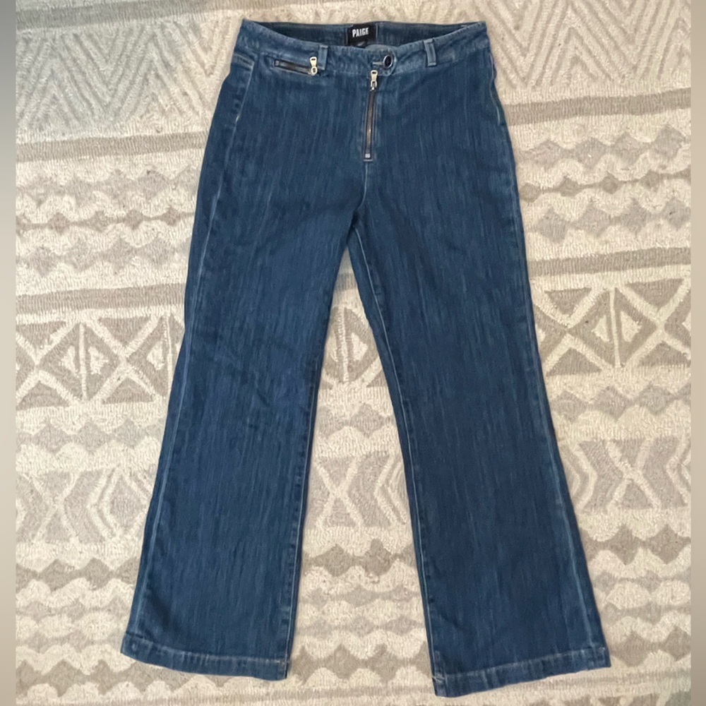 Paige Milo Crop Flare jean